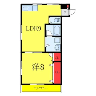 内田ビル【3階】の間取り