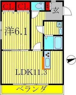 FREAHEIM【1階】の間取り