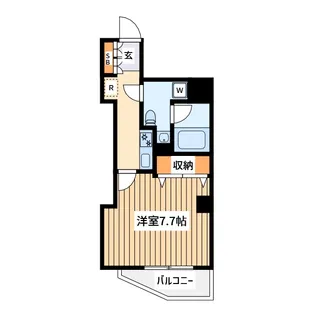サンアリーナ二子新地デュオ【1階】の間取り