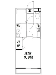 T’sハイツ八千代台西【2階】の間取り