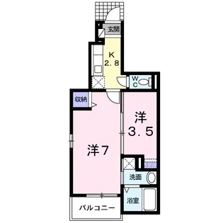 エトワール【1階】の間取り