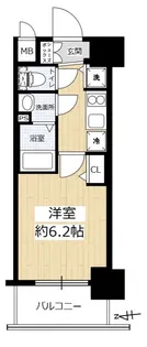 ララプレイス梅田西イルミナーレ【2階】の間取り