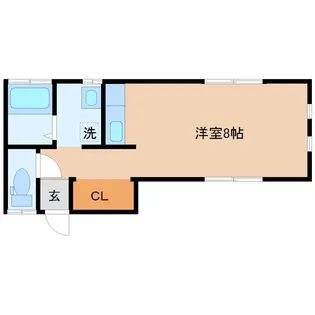 サンフラット【1階】の間取り