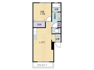 グライスハイツ【2階】の間取り