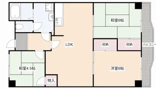 メゾンカーサー2号館【3階】の間取り