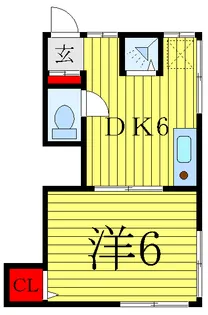 細村アパート【2階】の間取り