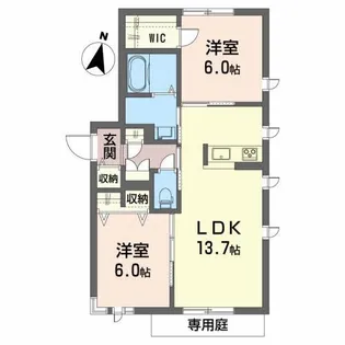 コージー サクラ【1階】の間取り