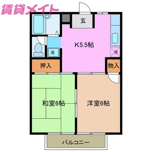 シティハイツ後藤【2階】の間取り