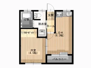 ビラフジヤ【1階】の間取り
