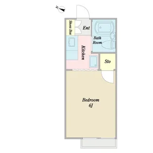 オスティウム千間台【1階】の間取り