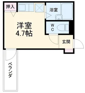 ライムランド汐留【6階】の間取り