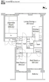 パティオス12番街【6階】の間取り
