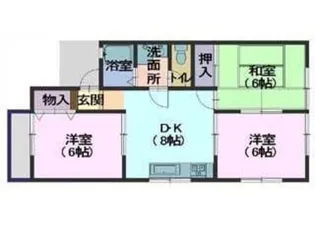 シャトルウイング【2階】の間取り