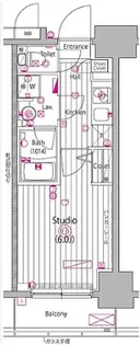 ガーラ・グランディ池袋 II【4階】の間取り