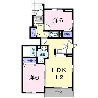 サンシャイン レジデンス A棟【1階】の間取り