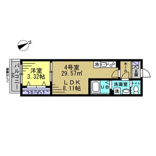 AJ幕張II【2階】の間取り