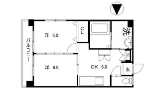 ヴィラ鯉ノ丸 I【3階】の間取り