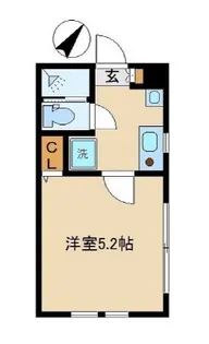 エリア二子玉川【2階】の間取り