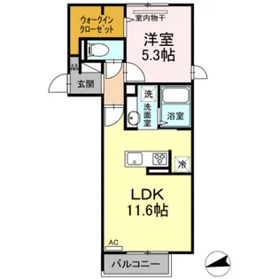 フローラル五月が丘 B棟【2階】の間取り