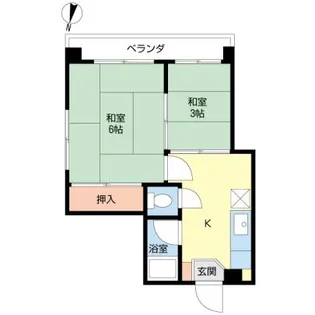 丸山ビル【4階】の間取り