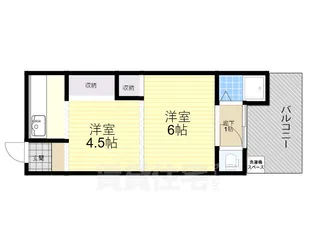 ハイツコミュニティ【1階】の間取り