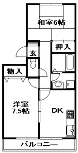 ダイヤモンドヘッド【3階】の間取り