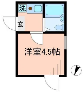 ベルエステート東十条【1階】の間取り