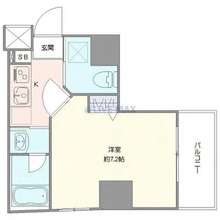 XEBEC門前仲町【4階】の間取り