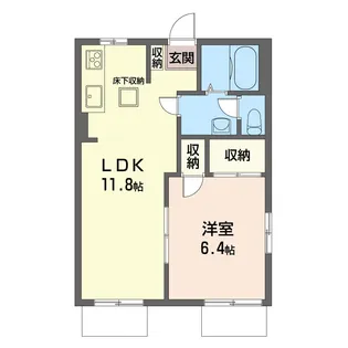 セピアヴィラ【SHM】【1階】の間取り