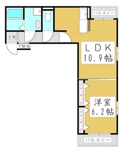 ファーストスプリング【3階】の間取り