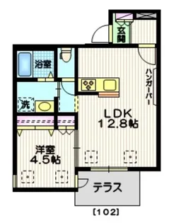 プルミエール碑文谷【1階】の間取り