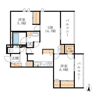ルマセラ【2階】の間取り