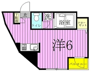 フラッツ・シゲ【4階】の間取り