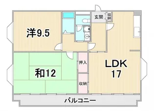ロータリービルド西宮【3階】の間取り