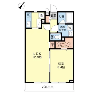 シエル山善【2階】の間取り