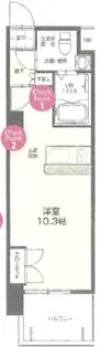 No.72 HARBOR EAST TOWER【17階】の間取り