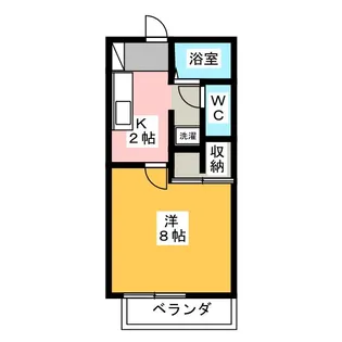 OMレジデンス北方【1階】の間取り