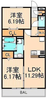 マウンテンハート【2階】の間取り