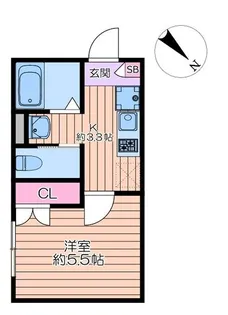 NAGA2【2階】の間取り
