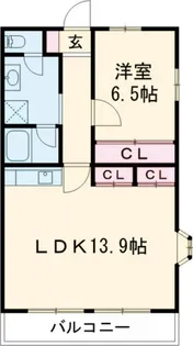 ハイクオリティI【3階】の間取り