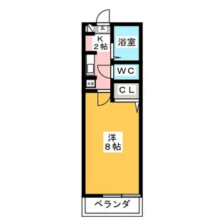 ル・グラン若宮【1階】の間取り