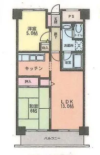 パルS&S【2階】の間取り