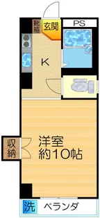 カサベルド富士見【5階】の間取り