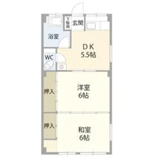シティハイム船橋【1階】の間取り