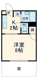 ジュネスアゲハ【1階】の間取り