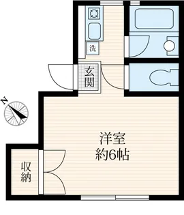 コーポ市川【1階】の間取り