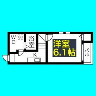 ドヌールV 草薙【1階】の間取り