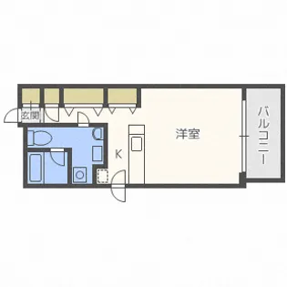エルピーダ大通【4階】の間取り
