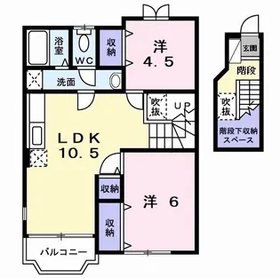 エヴァーグリーンヒルズ【2階】の間取り