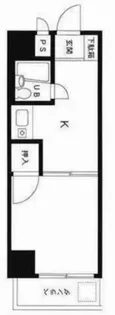 レッツビュー仲御徒町【4階】の間取り